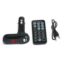 Handsfree Wireless Bluetooth FM Transmitter Car Kit Mp3 MP4 Player 2 USB Charger