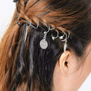 20pcs Lady Girls Cute Shiny Hair Rings Braids Plaits Hair Clips Metal Cuffs Q5Y3
