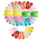50x Girl Hair Clips 10 Assorted Colors Non-Slip Metal Hair Barrettes Hair