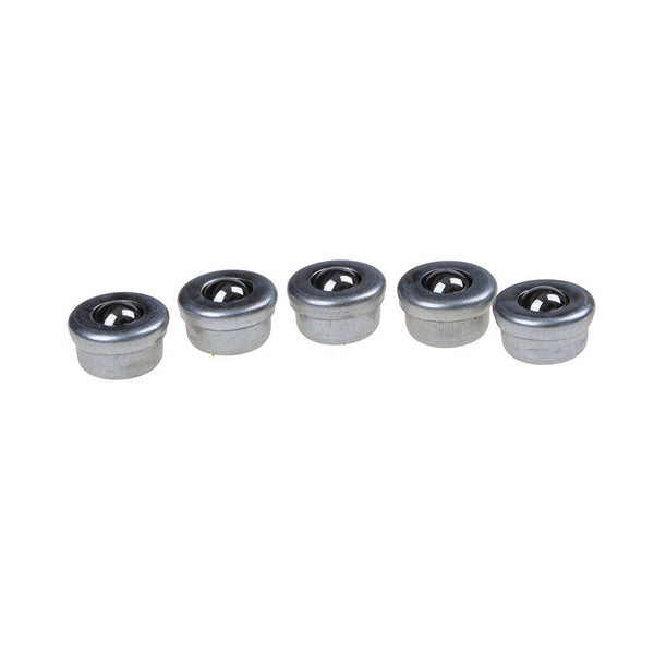 5pcs Dia 8mm Sliver Ball Metal Transfer Bearing Unit Conveyor Roller Wheel B Gn