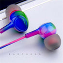 Sport Headsets Bass Gradient Wired In Ear Phones with Mic Music Earp N Jf