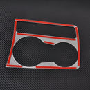 Interior Cup Holder Trim Panel Cover Chrome fit for 09-2015 Audi A4 B8 A5 Hf