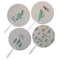 Hand Fan Cute Travel Fan Unicorns cactus cat Shape Cloth Fan Japanese Style ME