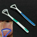 2pcs Plastic Tongue Tounge Cleaner Scraper Dental Care Mouth Oral Tools Hyg W7S8