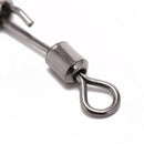 10x Steel Quick Lock Swivels Interlock Snap Fishing Lure Tackles Carp Fishin&M