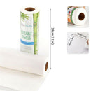 25pcs Reusable Bamboo Towel Kitchen Dish Cloth Paper Towel Roll Organic Washabl-