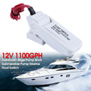 12V 1100GPH Automatic Bilge Pump Boat Submersible Pump Marine Float Switch U Hn