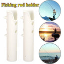 Boat Plastic Rod Holder 2 Tube Fishing Plastic Rod Holder White Specially R J5X0