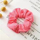 9 Pieces Hair Scrunchies Cotton Elastic Hair Bands Scrunchy Hair Ties Ropes