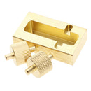 Leather Craft Making Tool Oil Painting Box + 2pcs Brass Rollers DIY Hand Making