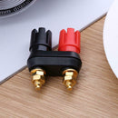 Banana Plug Binding Post Terminal Connector for Speaker Amplifier A