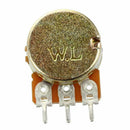 B10K 10K Ohm Adjustment Single Linear Rotary Taper Potentiometer 5 Pcs