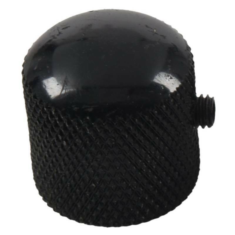 4pcs Guitar Dome Control Knobs for Fender Tele Replacement Black