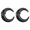 1 pair Acrylic Spiral Taper Flesh Tunnel Ear Stretcher Expander Buffalo Sna V3E7
