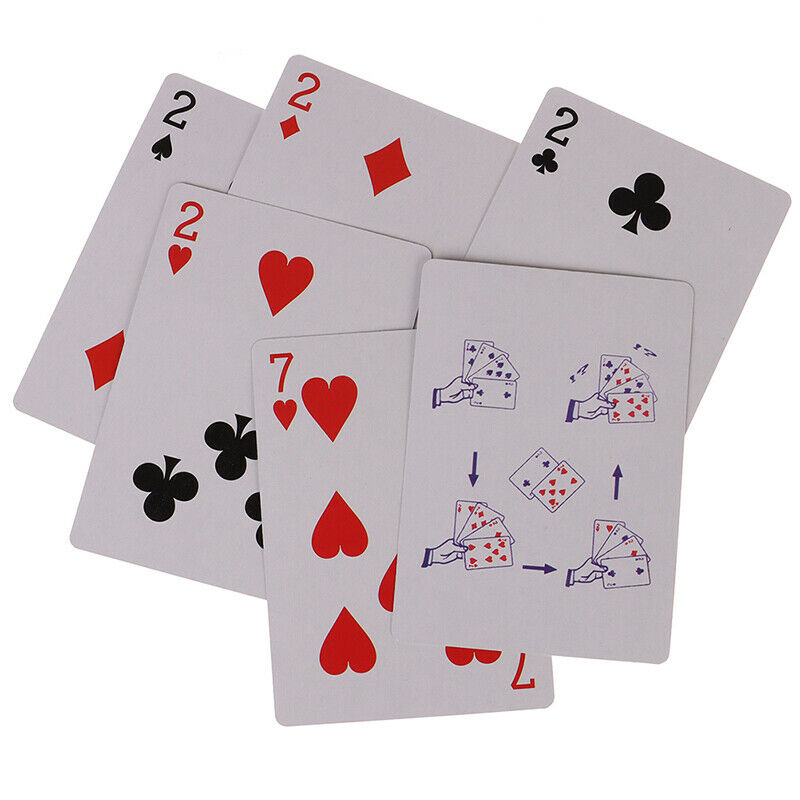 4 Cards 7 To 2 Transformer Magic Tricks Close Up Street Magic Props Toys OZ