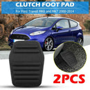 1 Pair Car Brake Clutch Pedal Pads Rubber Pads Covers for Ford Transit
