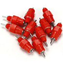 10x Hot Push Nipple Cup Poultry Chicken Bird Quail Drinker Waterer