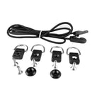 Expandad Storage Deck Rigging Kit for Kayak Canoe Boat Bungee Shock Co MAL