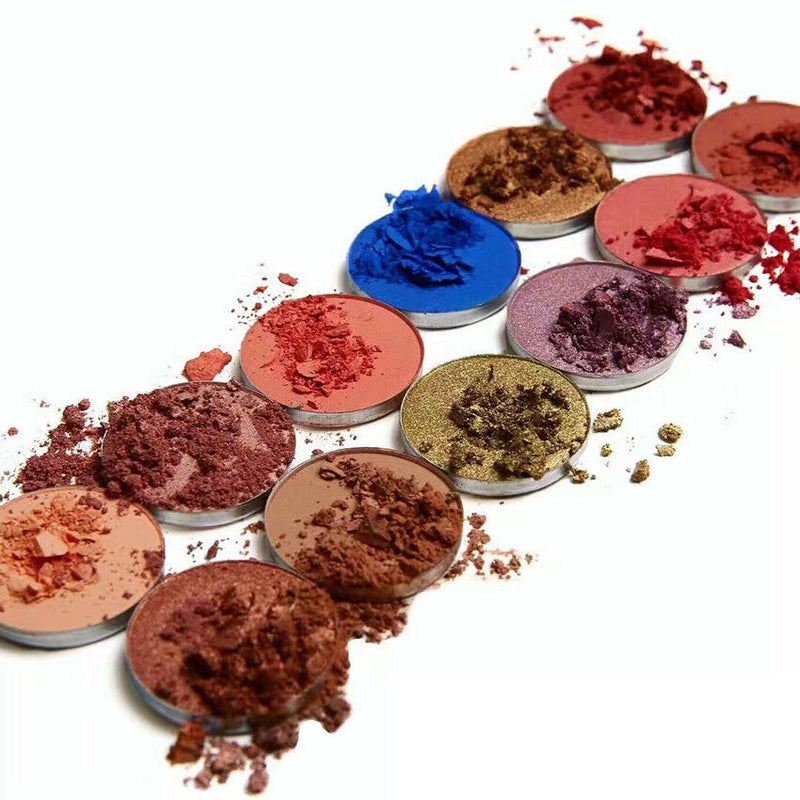 12 Colors Matte Shimmer Eyeshadow Eye Shadow Palette Makeup Cosmetic Set Brush