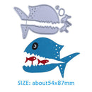 Shark Fish Metal Embossing Cutting Dies Stencils DIY Scrapbooking Decor
