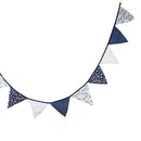3.2m Flower Pattern Hanging Flags Cotton Cloth Pennant Party Festival Decor