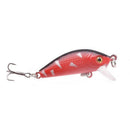 8Pcs 5 Cm 3.6G Swim Fish Fishing Lure Artificial Hard Crank bait Top water  E5D3