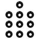10 Pieces Black Plastic Elastic Shock Cord Rope Toggle Ball End Lock Stopper