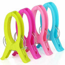 4 x Large HQ Assorted Beach Towel Pegs - Secure Sun Lounger Deluxe Edition  Y6U8