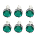 10Pcs Pl Signal Indicator Button Switch Opening 13.5Mmï¼ˆGreen 220Vï¼‰
