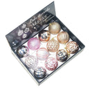12pcs Christmas Tree Decor Ball Pendants Baubles Printed New Year Home (G) A
