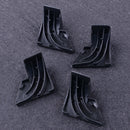 4x Black Silica Gel Door Baffle Bezel fit for GE Dishwasher WD8X228 and WD8X227