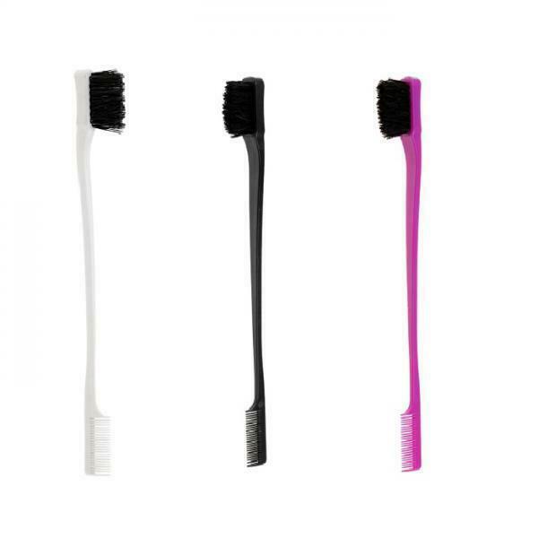 3pcs Edge Control Brush Double Sided Comb Smooth Natural Look Polish Hair