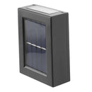 LED Solar Power Wall Light Waterproof Outdoor Garden Fence Lamp Warm White