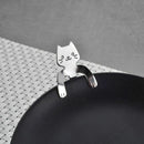 Stainless Steel Cat Coffee Drink Spoon Tableware Kitchen Supplies Hanging c