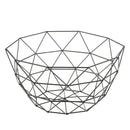 Large Bowl Deep Fruit Bowl Food Holder Case Bread Bowl Tray 5kg 10x5'' Black