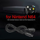 1.8m Controller Extension Cable Cord Wire Replacement Fit for Nintend N64