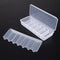 Large Travel Pill Cases Portable 7-Day Medicine Box Tablet Container(Clear) A