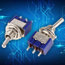 10pcs MTS-102 3-pin 2-shift head toggle switch On-on Toggle Switch New IZQ