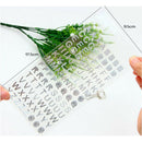 7Pack Self Adhesive Alphabet Letters Numbers Scrapbooking DIY Craft Stickers