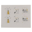 60Pcs 10Sheets Round Christmas Golden Bear Deer Sealing Labels Gift Stickers W3C