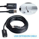 10M USB Extension Cable Male To Female Data Cable Signal Amplifier Extender