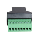 RJ45 Female to Screw Terminal 8 Pin Connector Ethernet Cable Adapter A