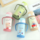 320ML Stainless Steel Double Wall Coffee Vacuum Flask Green