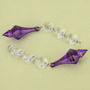 10pcs Acrylic  Crystal Beads Garland Chandelier Hanging Wedding Party Decor