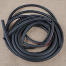 8M Car Big D Shape Rubber Seal Weatherstrip Hollow Door Edge Strip Moulding Trim