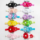 12 Colors Baby Girls Flower Hairband Chiffon Children Headband Hairdress A