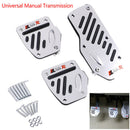 3PCS Non slip Manual Transmission MT CAR TRUCK CHROME PEDAL Foot PAD COVER  OZ