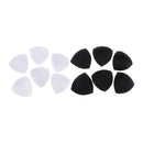 6 Pairs Triangle Sewing In Insert Foam Soft Cup Removable Padded White Black