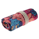 72 Roll School Pencil Case  Canvas Pen Bag Penal Large Pencilcase Stationery FT