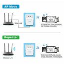 300Mbps Dual Band WiFi 2.4GHz Extender Wireless Internet Range Booster